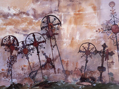 John Singer Sargent- Graveyard in the Tyrol