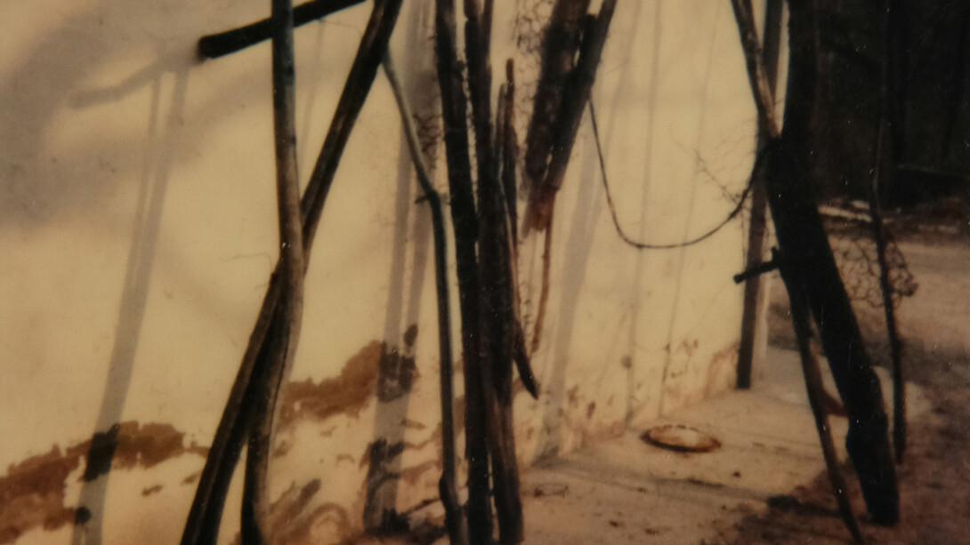 Germano Sartelli, From the shot to the work: Germano Sartelli and the polaroid, picture in exhibition (detail). Courtesy of Pallavicini22 Art Gallery 