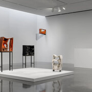 Arlene Shechet, She said she said, exhibition view. Courtesy of Pace Gallery