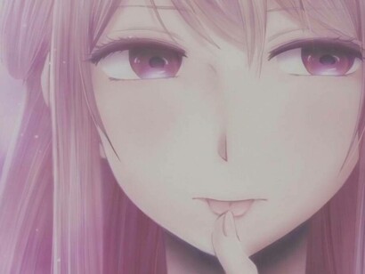 A character from the manga series Scum's Wish looking on with interest