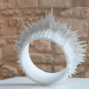 Giuliana Storino, Cicàdidi, la cadenza della vita, 2021- stampa 3D, Museo Archeologico di Santa Scolastica. ph Luca Desiderato