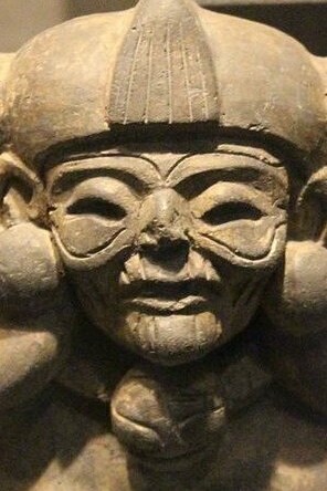 Escultura en exhibición en el Museo Nacional de Antropología de México, Ciudad de México