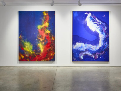Augustus Francis, Materia prima, exhibition view. Courtesy of ACA Galleries