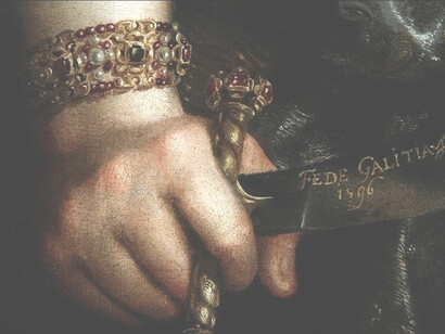 Fede Galizia, Giuditta, particolare