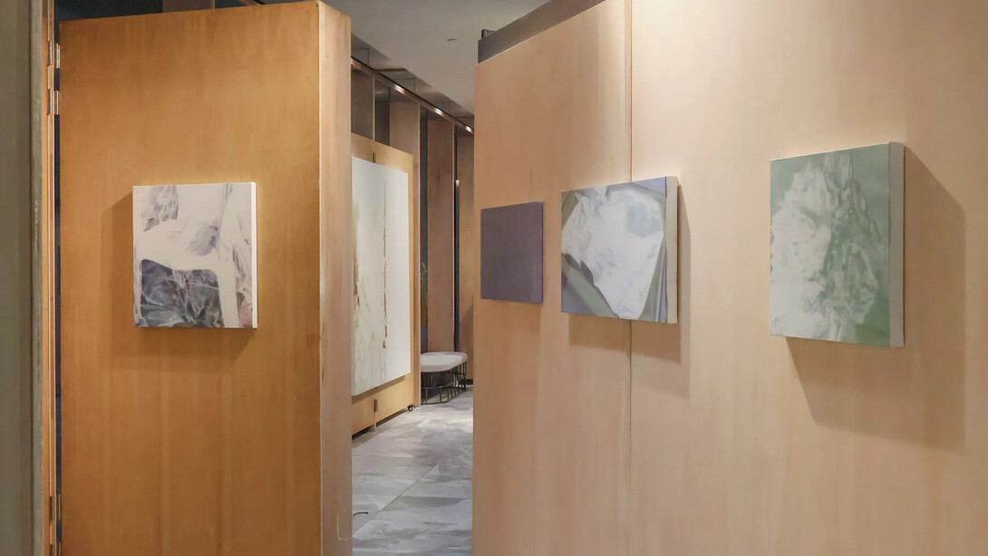 Luke Heng, and periwinkle blues, exhibition view. Courtesy of Yeo Workshop