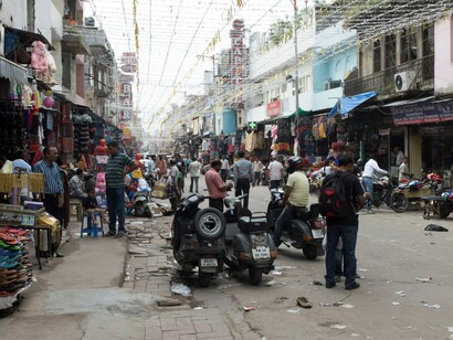 India. Las calles de Nueva Delhi