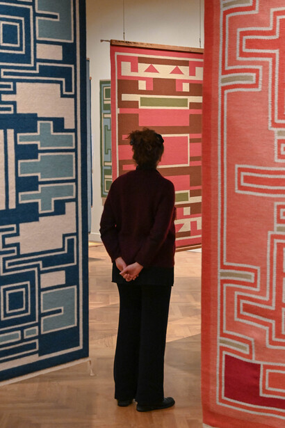 Anna Thommesen, Weavings, exhibition view. Courtesy of SMK - Statens Museum for Kunst