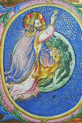 Sano di Pietro, Dieu crÃ©ant les Ã©toiles