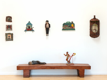 The Baum Collection, exhibit view. Courtesy of Trotta-Bono Contemporary