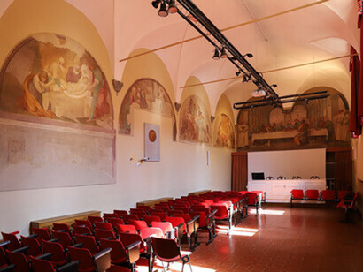 Certosa di Pontignano, (Siena), Tuscany, Italy. Refectory
