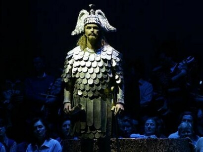 Una scena dell'opera wagneriana Lohengrin