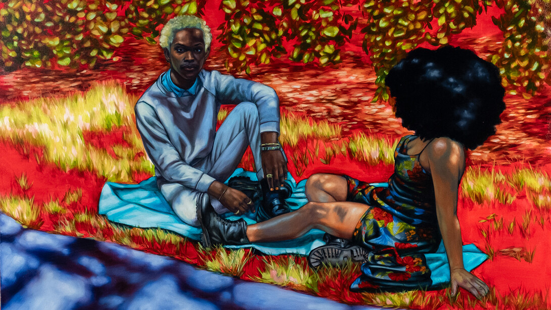 Tabitha Whitley, Pathside, 2024. Courtesy of the Untitled Space 