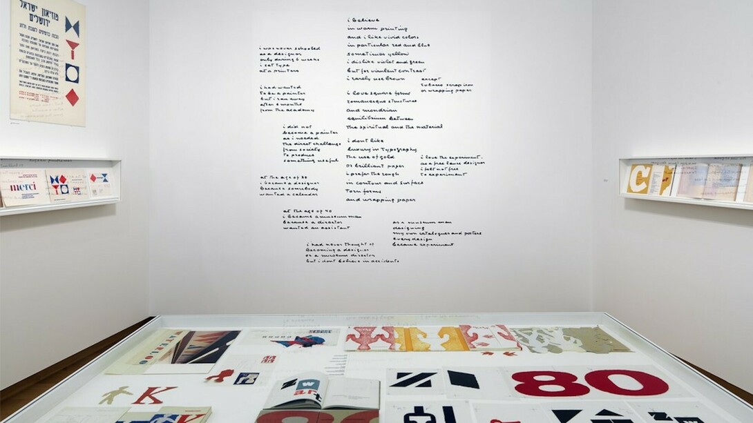 Sandberg, director and designer, Exhibition view. Courtesy of Stedelijk Museum