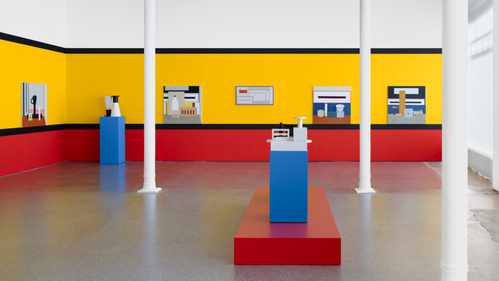 Nathalie Du Pasquier, On a shelf, exhibition view. Courtesy of Gallery Greta Meert