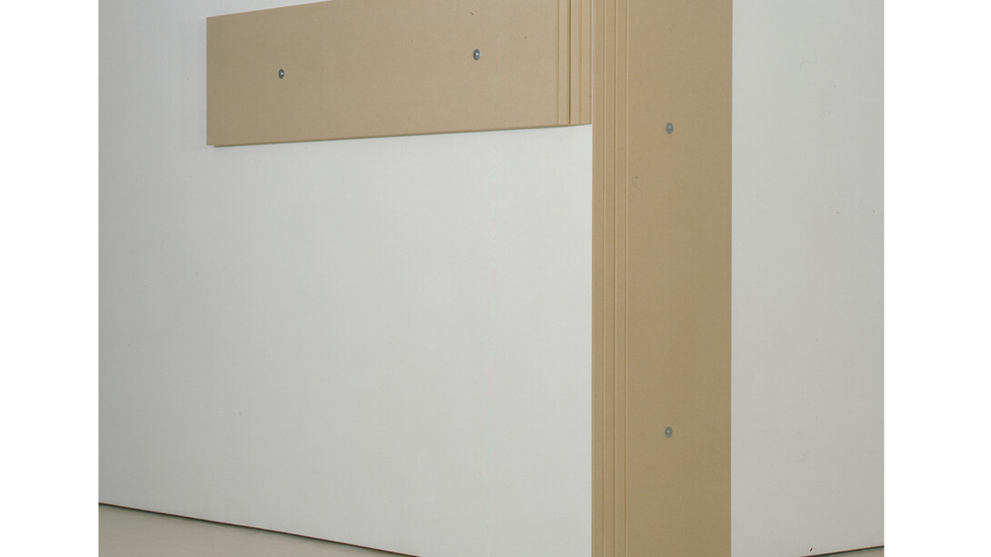 Lesley Foxcroft, Wraparound (2010), MDF Panel (9mm), 8 pieces, Courtesy of the artist and Annely Juda Gallery