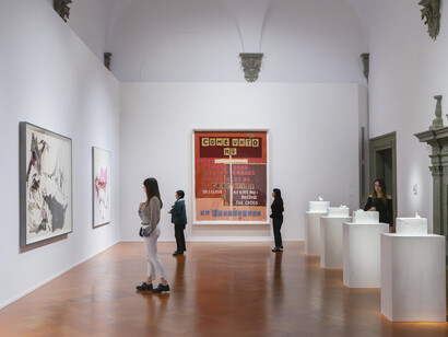 Tracey Emin, Sex and solitude, vista della mostra. Per gentile concessione di Palazzo Strozzi