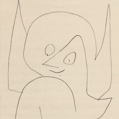 « L'ange de la cloche » (Schellen-Engel, 1939)
Paul Klee