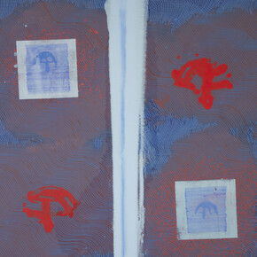  John Loker, Space is a Dangerous Country - Worlds Divide II, 2015, Oil on Canvas (c) John Loker, Courtesy of Flowers Gallery London and New York