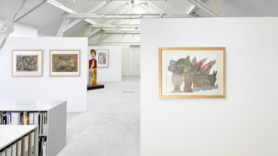 Ursula und Bernard Schultze, Panta rhei (Alles fliesst), ausstellungsansicht. Mit freundlicher genehmigung von Galerie Henze & Ketterer