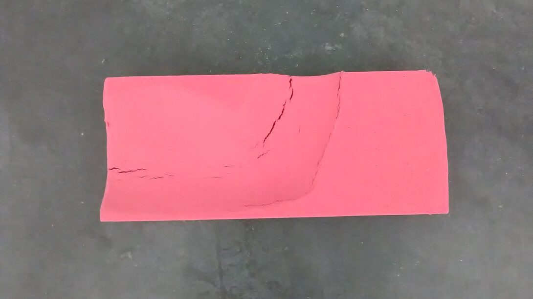 A Man Flexing His Biceps, 2012/2017. Orthopedic foam impression