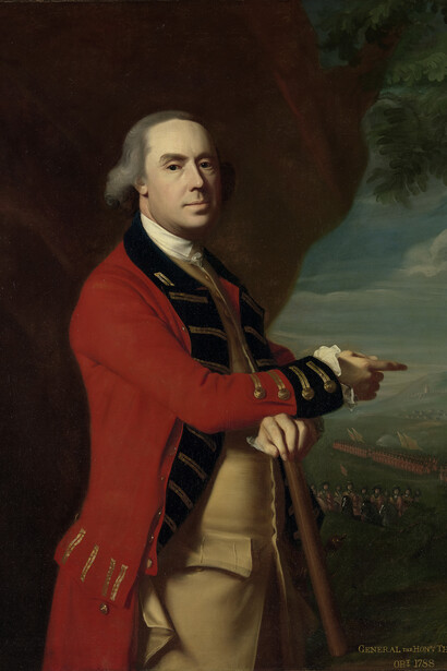 John Singleton Copley, General Thomas Gage (detail), ca. 1768. Courtesy of Yale University Art Gallery