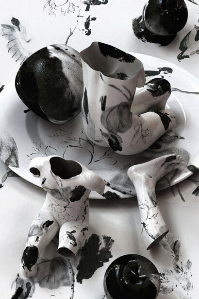 Kim Joon, Fragile-Adam & Eve (detail), 2010, digital, print, 82.7 x 47 inches  