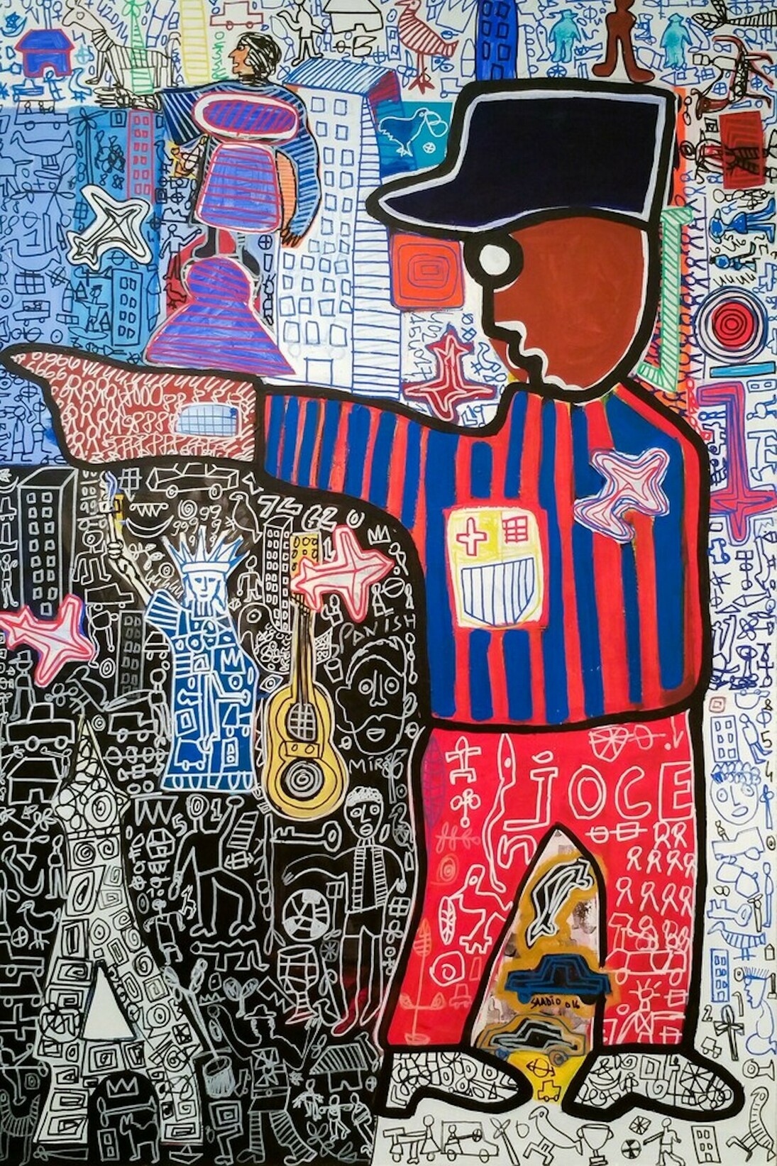 Saadio, Paris - New York - Barcelone, 2016. Courtesy of Out of Africa Gallery