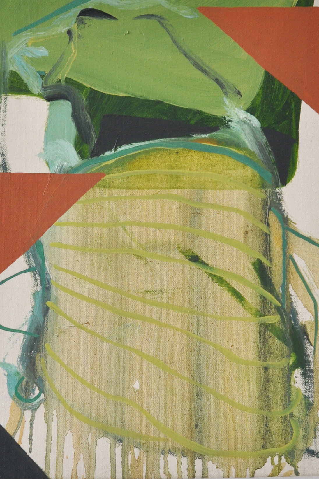 Picture, Damien Flood, 2013, Oil on half oil ground, 40 x 30 cm