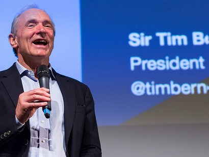 Tim Berners-Lee all'ODI Summit, Londra, UK, (2014). Come sarebbe il mondo senza Internet?