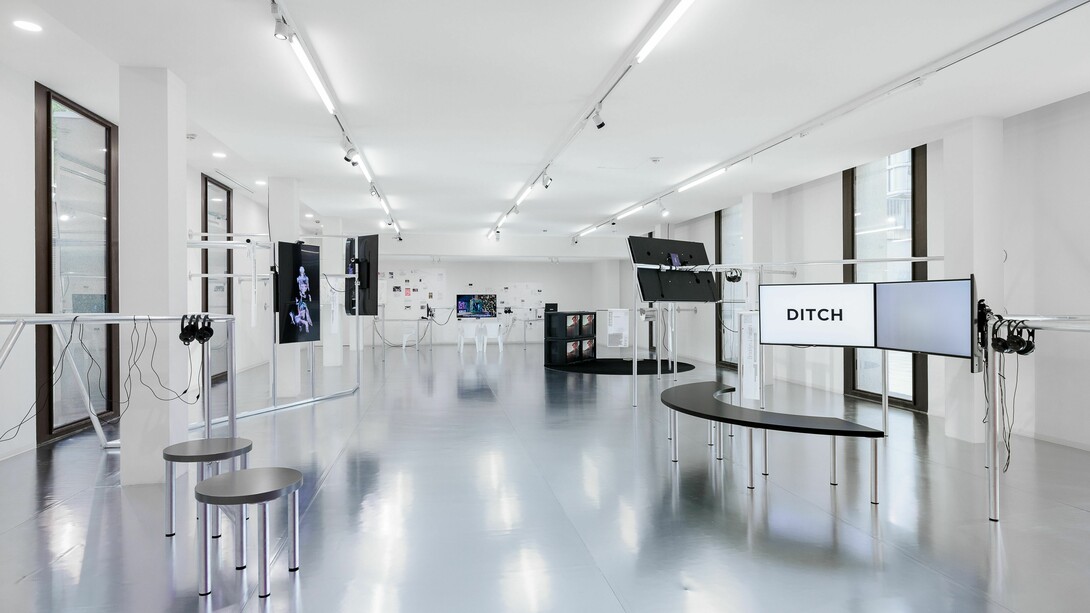Verschiedene Künstler, Civa. Contemporary immersive virtual art, Ausstellungsansicht. Mit freundlicher Genehmigung des Unteren Belvedere