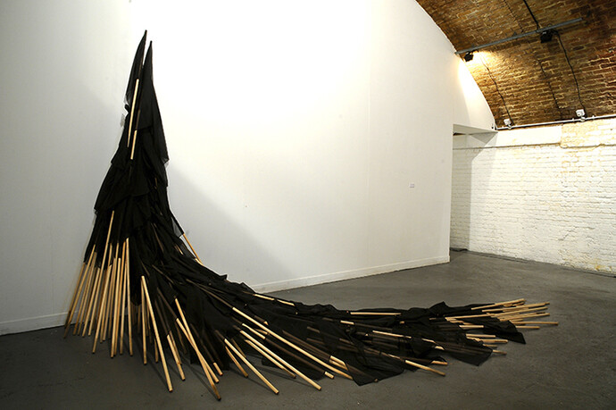 Gabriella Saniotto, Citizen Of The World: The Death Of The Nations, 2013 (installation view) 
