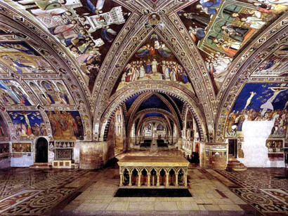 Assisi, Basilica Inferiore