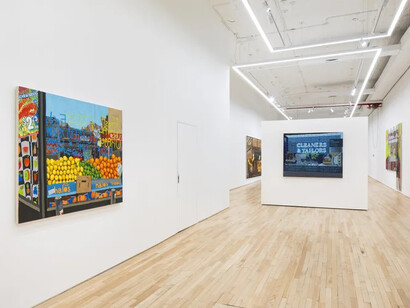 Charis Ammon, Pedestrian, exhibition view. Courtesy of Sargent’s Daughters Gallery