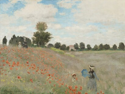 Claude Monet, I papaveri, 1873. Musée d'Orsay, Parigi, Francia