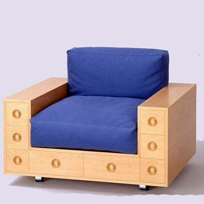 Shiro Kuramata, Furniture with Drawers, 1967, Toyama Prefectural Museum of Art and Design collection © Kuramata Design Office
