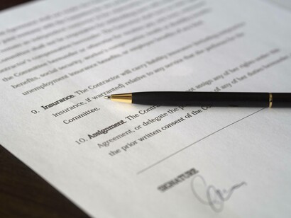 A contract was signed after carefully reading the details