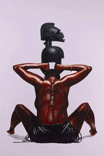 Fahamu Pecou, Reflection eternal I (détail), 2026. Avec l’aimable autorisation de Backslash Gallery
