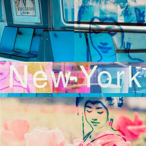 Stephanie Pitoy, The Sojourner, No. 1, 2023, Metal print, 12 x 12. Courtesy of Agora Gallery