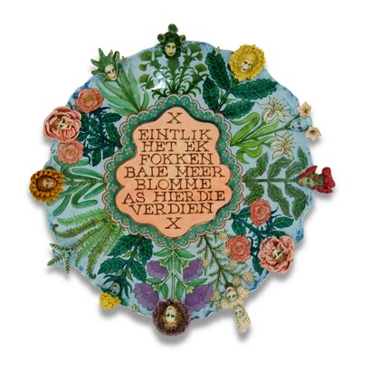 Francke Gretchen Crots, Eindelose blomme. Courtesy of Knysna Fine Art 