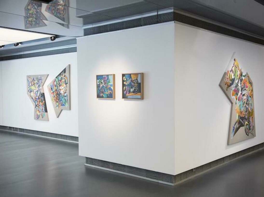 Athier Mousawi, Exhibition view. Courtesy of Ayyam Gallery Beirut