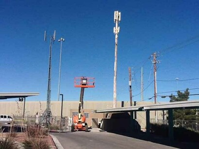 Cell tower fire closes U.S. 95 exit ramp in Las Vegas, NV
