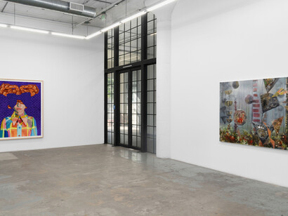 Various artists, The body does not explain itself, exhibition view. Courtesy of Nicodim Gallery