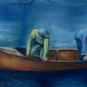 Prudence Wilkinson, Fishing (detail), 2025. Courtesy of MARS