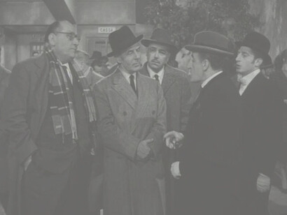 Totò in "Totò, lascia o raddoppia?", film del 1956