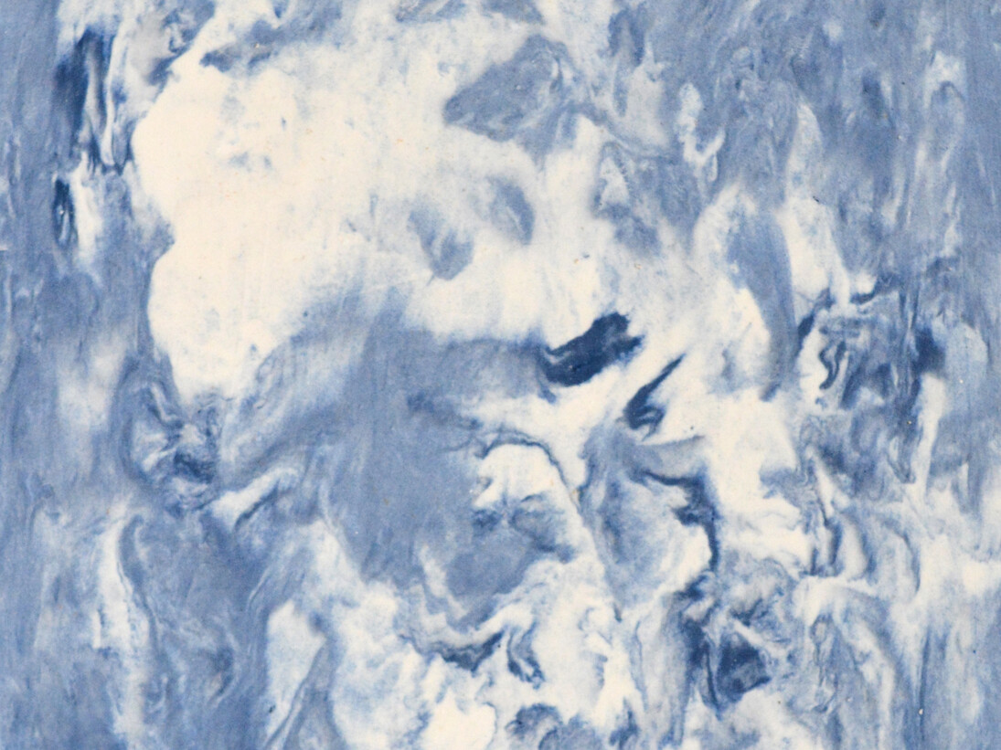 Marjolijn de Wit, ceramic on print (detail), 2015, 47 x 34 cm