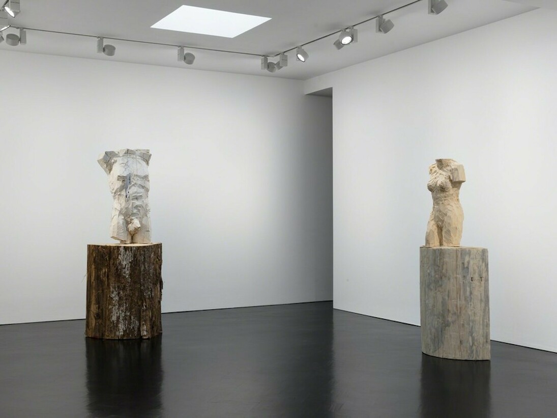 Stephan Balkenhol, Exhibition view. Courtesy of Stephen Friedman Gallery