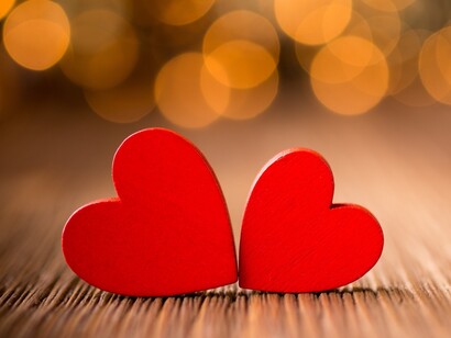 Dos corazones juntos