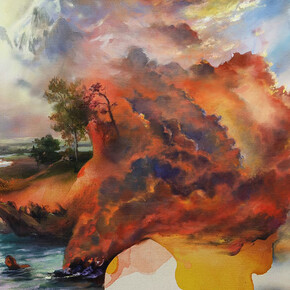 Annie Lapin, Past wrapping (seeing how one sees), 2024. Courtesy of Ryan Lee Gallery