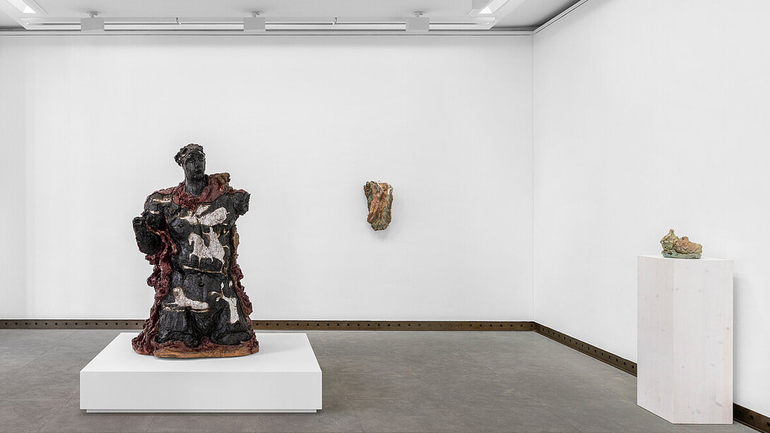 Lucio Fontana, vue de l'exposition. Avec l'aimable autorisation de la Galerie Karsten Greve