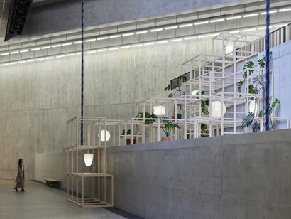 Danh Vo in situ. Akari by Noguchi, exhibition view. Courtesy of M+ Museum